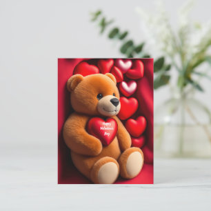 Cartes Pour Fêtes Annuelles Heureuse Sainte-Valentin Teddy Bear