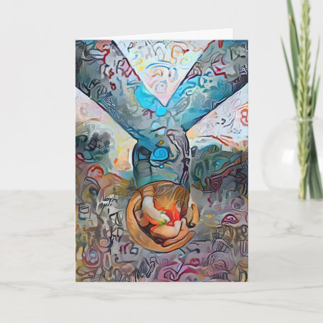 Cartes Pour Fêtes Annuelles Heureuse Sainte-Valentin Tes Paroles Portant Les M (Devant)