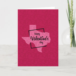 Cartes Pour Fêtes Annuelles Heureuse Sainte-Valentin vierge du Texas
