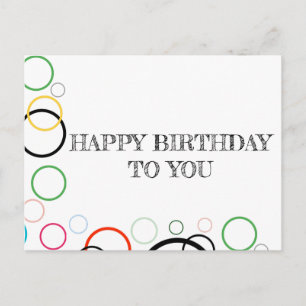 Cartes Pour Fêtes Annuelles heureux anniversaire pour toi