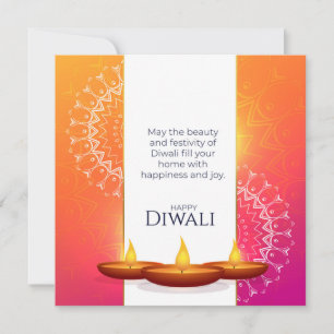 Cartes Pour Fêtes Annuelles Heureux Diwali