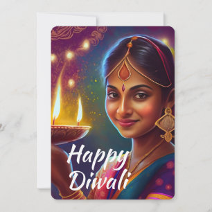 Cartes Pour Fêtes Annuelles Heureux Diwali