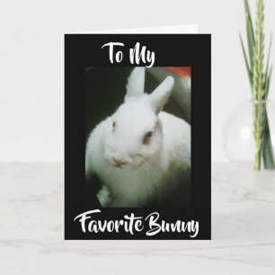 CARTES POUR FÊTES ANNUELLES HEUREUX **EASTER** À MON "BUNNY"