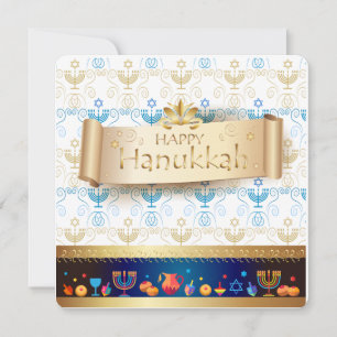 Cartes Pour Fêtes Annuelles Heureux Hanoukka ! Fêtes
