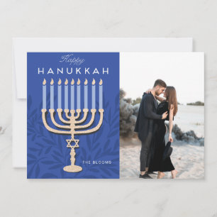 Cartes Pour Fêtes Annuelles Heureux Hanoukka Menorah