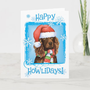 Cartes Pour Fêtes Annuelles Heureux Howliday Boykin Spaniel