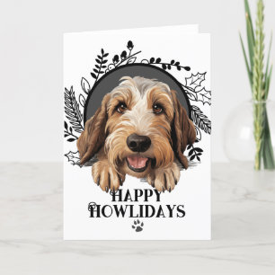 Cartes Pour Fêtes Annuelles Heureux Howlidays Petit Basset Griffon Vendeen Chi