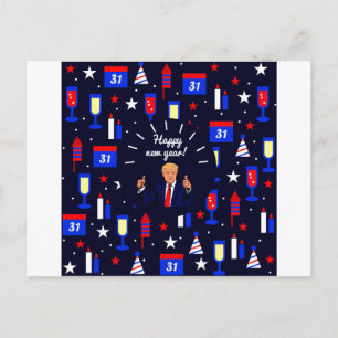 Cartes Pour Fêtes Annuelles heureux nouvel an donald trump