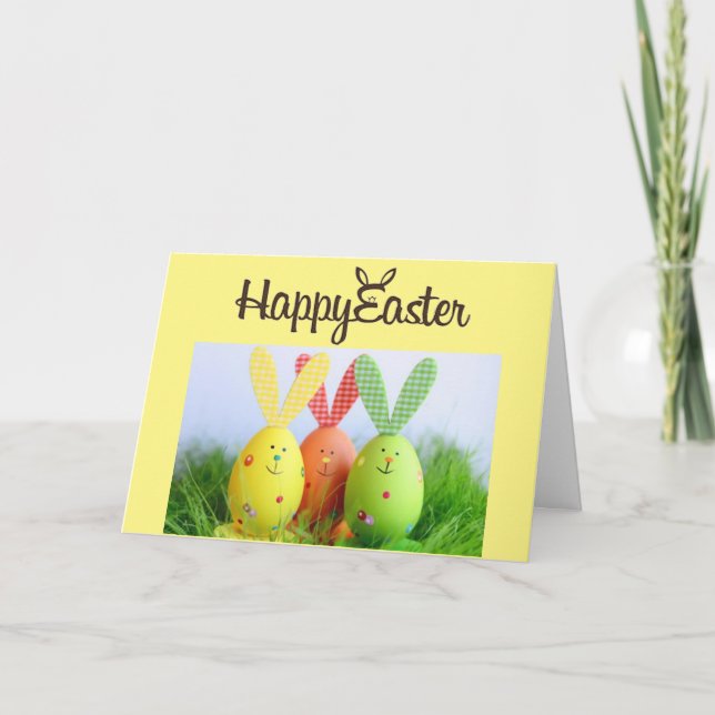 CARTES POUR FÊTES ANNUELLES HEUREUX PÂQUES À MON BUNNY DE ***HONEY*** (Devant)