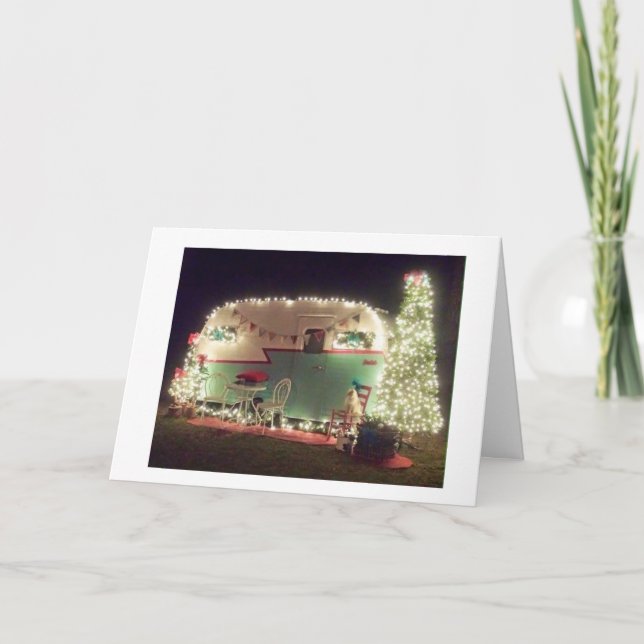 CARTES POUR FÊTES ANNUELLES ***HEUREUX VACANCES DE NOTRE MAISON À VOTRE FOYER* (Devant)