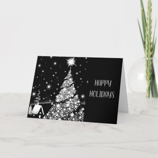 CARTES POUR FÊTES ANNUELLES ***HEUREUX VACANCES DE NOTRE MAISON À VOTRE MAISON (Devant)