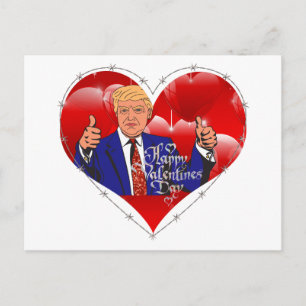 Cartes Pour Fêtes Annuelles heureux valentines day donald trump