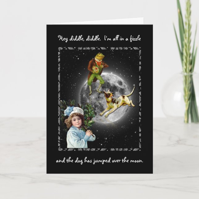 Cartes Pour Fêtes Annuelles Hey diddle, diddle (carte de vacances) (Devant)
