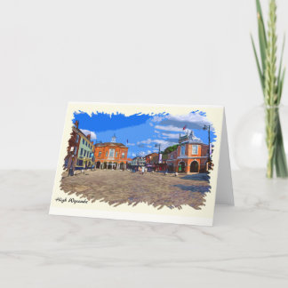 Cartes Pour Fêtes Annuelles High Wycombe Artwork Greeting Card