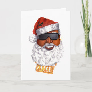Cartes Pour Fêtes Annuelles Hip Hop Santa