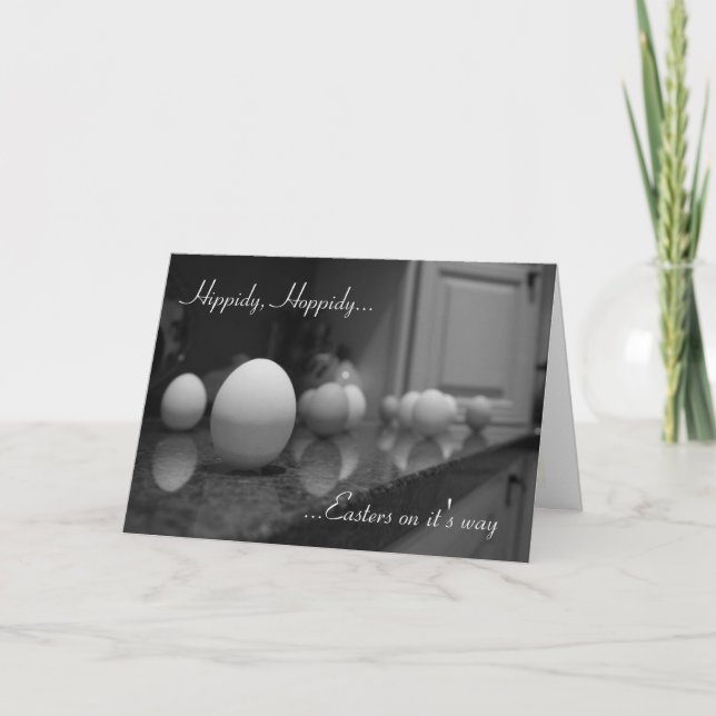 Cartes Pour Fêtes Annuelles Hippidy, Hoppidy..., ...Easters on it... (Devant)