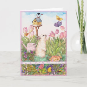 Cartes Pour Fêtes Annuelles Hippity Hoppity Birmingham Bunny de Pâques
