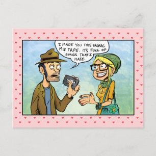 Cartes Pour Fêtes Annuelles Hipster Ironic Mix Tape Saint Valentin