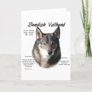 Cartes Pour Fêtes Annuelles Histoire suédoise de Vallhund
