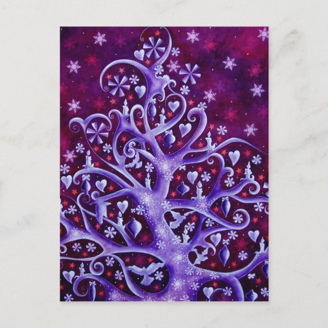 Cartes Pour Fêtes Annuelles Hiver (Devant)