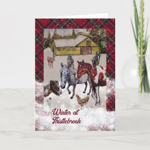 Cartes Pour Fêtes Annuelles Hiver à thistlebrook
