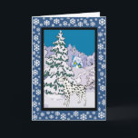 Cartes Pour Fêtes Annuelles Hiver de Dalmatian<br><div class="desc">Noël</div>