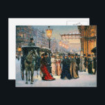Cartes Pour Fêtes Annuelles Hiver vintage Scène Parisienne<br><div class="desc">Joyeux Noël | Joyeuses fêtes. Vintage hiver Scène parisienne peinture. Cartes de correspondance et cadeaux disponibles dans la catégorie Noël & Nouvel An / Beaux-Arts de notre magasin.</div>