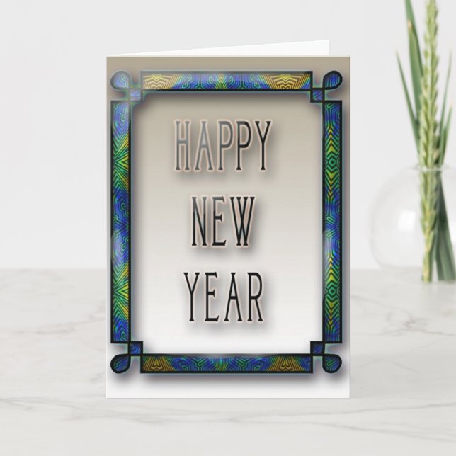 CARTES POUR FÊTES ANNUELLES HNY248 (Devant)