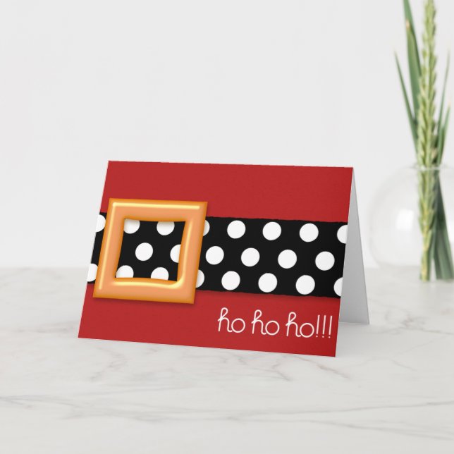 Cartes Pour Fêtes Annuelles Ho ho ! ! ! (Devant)