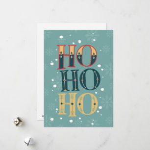 Cartes Pour Fêtes Annuelles Ho Ho Ho
