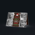 Cartes Pour Fêtes Annuelles HO HO HO Christmas/Holiday Photo Card<br><div class="desc">Celebrate the holiday season with this fabulous Ho Ho Ho holiday photo card by Berry Berry Sweet.</div>