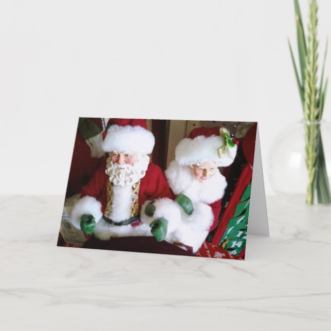CARTES POUR FÊTES ANNUELLES HO HO HO ET UNE JOLIE NOËL À VOUS ! (Devant)