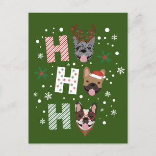 Cartes Pour Fêtes Annuelles Ho Ho Ho French Bulldog Joyeux Noël