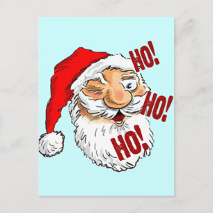 Cartes Pour Fêtes Annuelles Ho Ho Ho Santa Claus