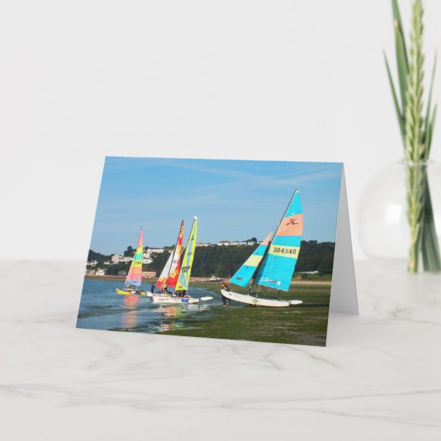 Cartes Pour Fêtes Annuelles Hobie cats (Devant)