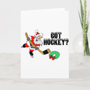 Cartes Pour Fêtes Annuelles Hockey obtenu ?