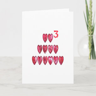 Cartes Pour Fêtes Annuelles Hoho ! Père Noël coeur cool texte Noël amour desi