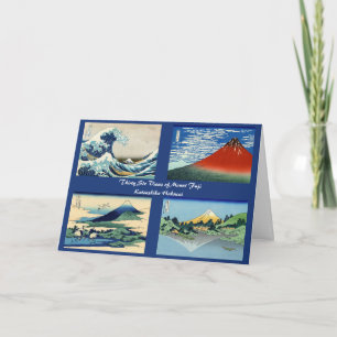 Cartes Pour Fêtes Annuelles Hokusai - Bonne année / 36 Vues du Mont Fuji