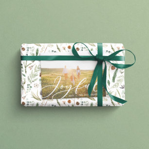 Cartes Pour Fêtes Annuelles Holi élégant minimaliste moderne avec feuillage 1