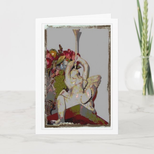 Cartes Pour Fêtes Annuelles Holiday Angel l (Devant)