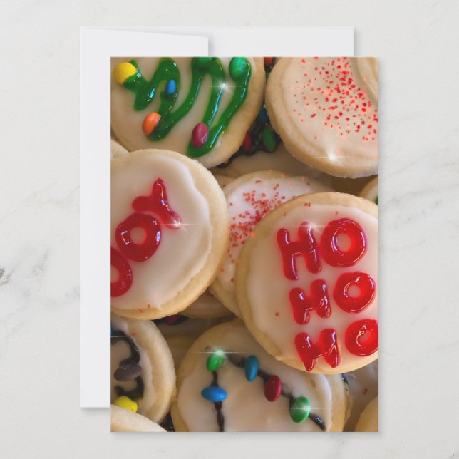 Cartes Pour Fêtes Annuelles Holiday cookies (Devant)