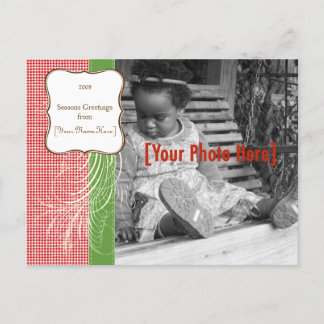 Cartes Pour Fêtes Annuelles Holiday Fancy Photo Card