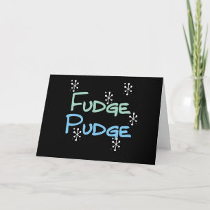 Cartes Pour Fêtes Annuelles Holiday Fudge Pudge