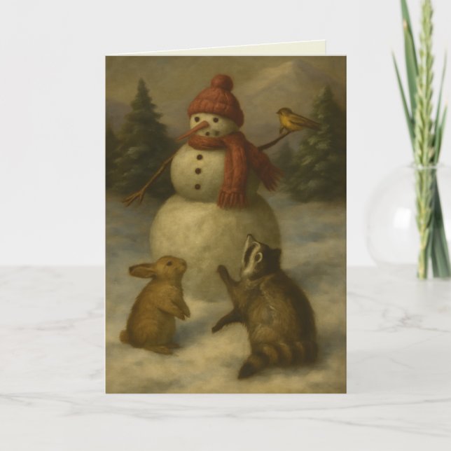 Cartes Pour Fêtes Annuelles "Holiday Gathering" - By Blake Mauney (Devant)