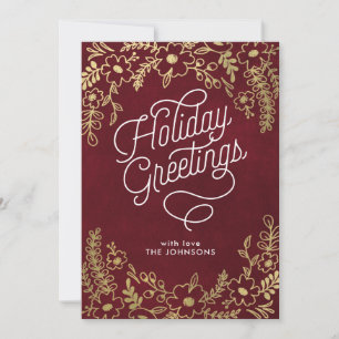 Cartes Pour Fêtes Annuelles Holiday Greetings