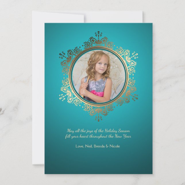 Cartes Pour Fêtes Annuelles Holiday Spirit (Devant)