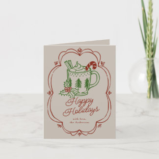 Cartes Pour Fêtes Annuelles Holiday Themed Mug In Warm Colors
