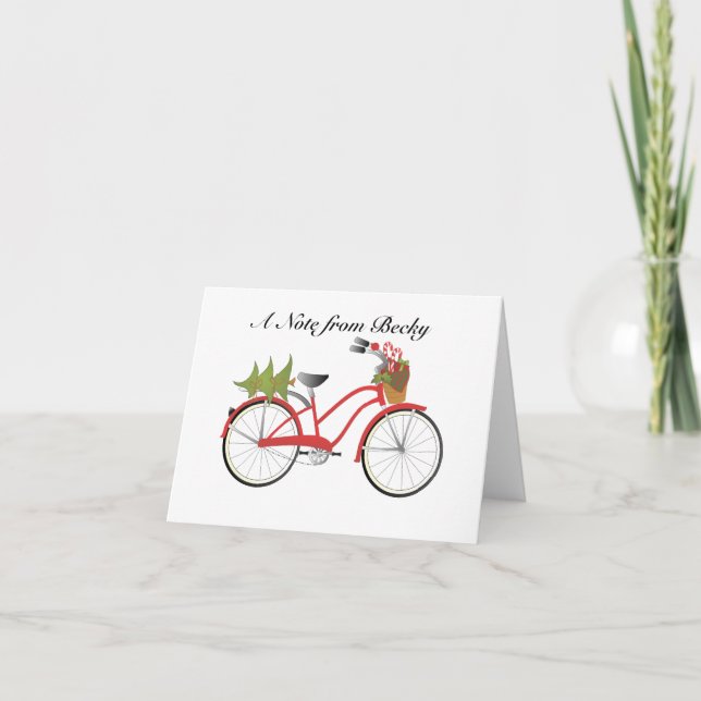 Cartes Pour Fêtes Annuelles holidaybike1c (Devant)