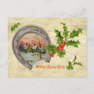 Cartes Pour Fêtes Annuelles Holly Christmas