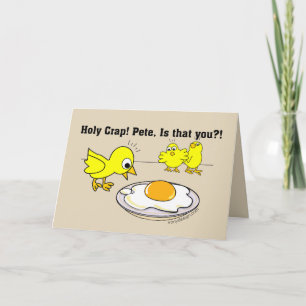 Cartes Pour Fêtes Annuelles Holy Crap ! Pete, t'es là ? Brown